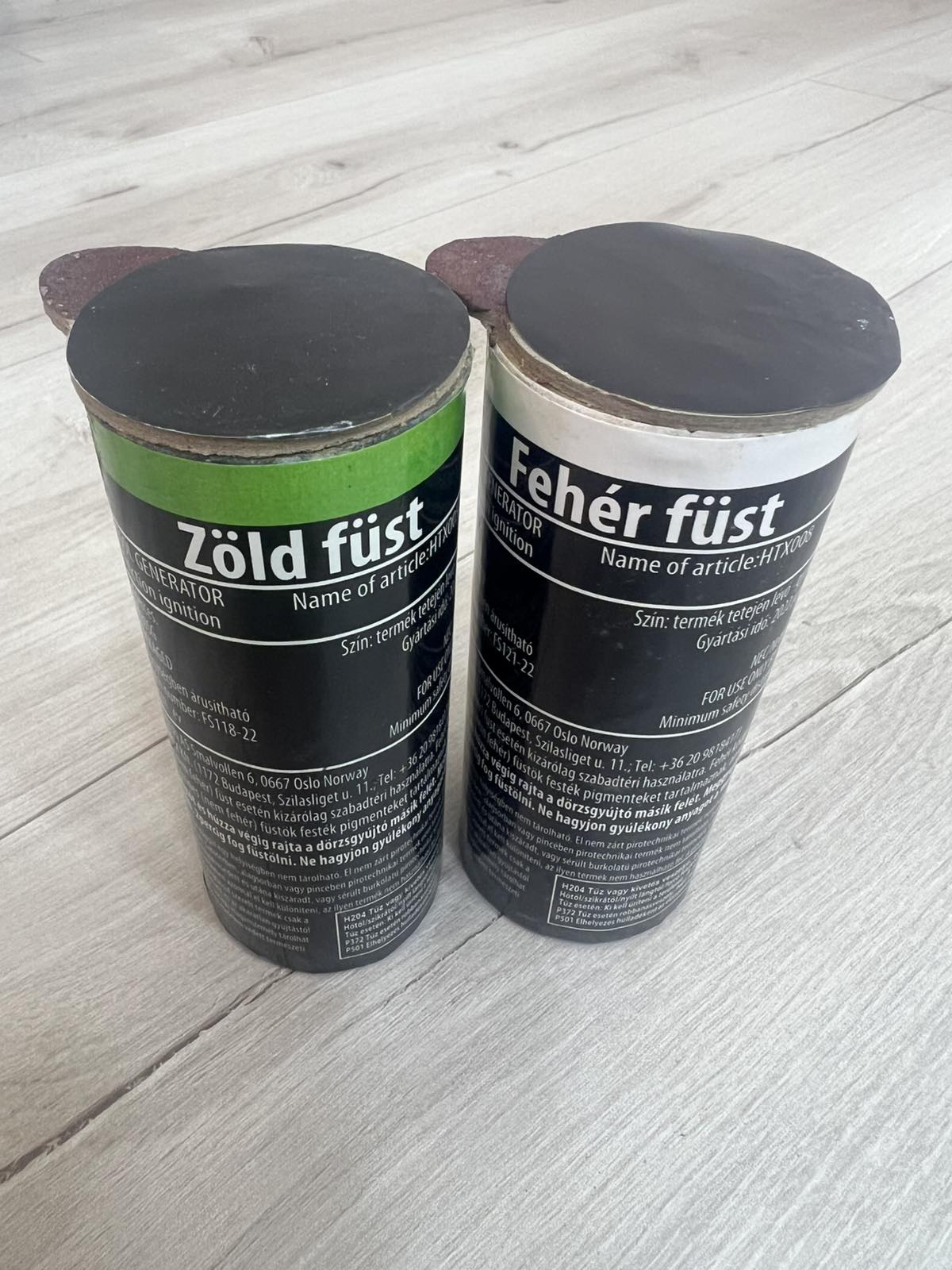 Algéria/szurkolói csomag (2 db/csomag) Füstgyertya_120_zöld_fehér