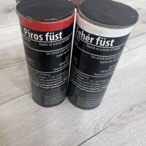 Anglia/szurkolói csomag (2 db/csomag) Füstgyertya_120_piros_fehér