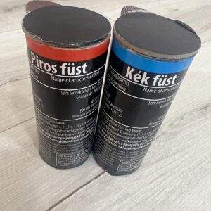 Franciaország/szurkolói csomag (2 db/csomag) Füstgyertya_120_piros_kék