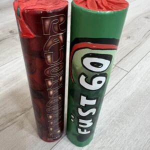 Marokkó/szurkolói csomag (2 db/csomag) Füstgyertya_55_piros_zöld